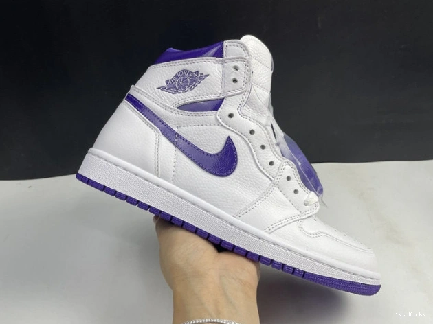 SportInspired “court 1221 purple” jordan air 1 cd0461- wmns 0110